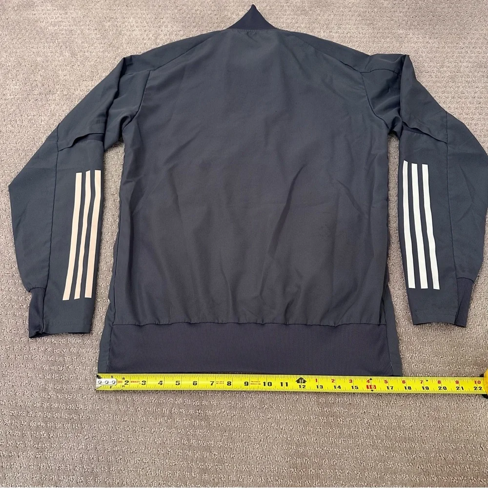 Adidas Aeroready Germany National Team Full-Zip Jacket, Gray and White, Small - Picture 7 of 12